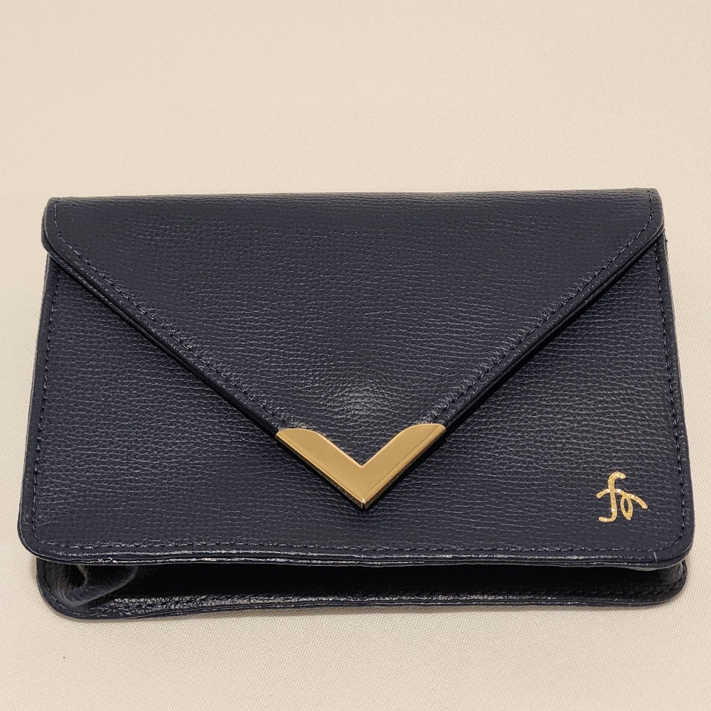 Free x Rein Fashionable Equestrian Clutch w/Belt Loops - NAVY BLUE - RARE ITEM